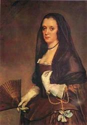 Dama con abanico
